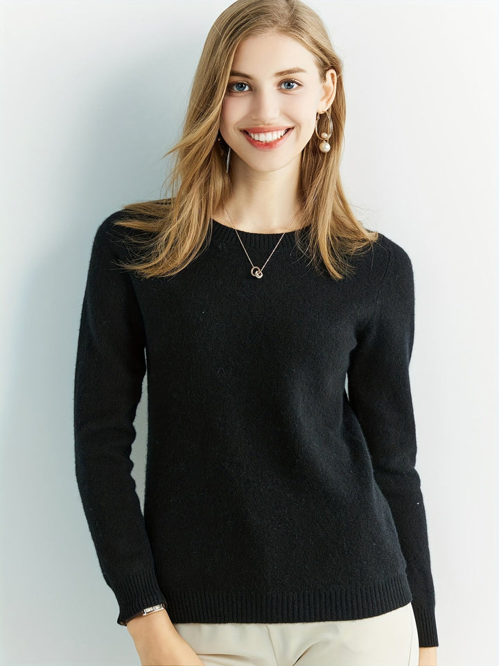 Ella | Women's Basic Sweater - Comfortable & Versatile