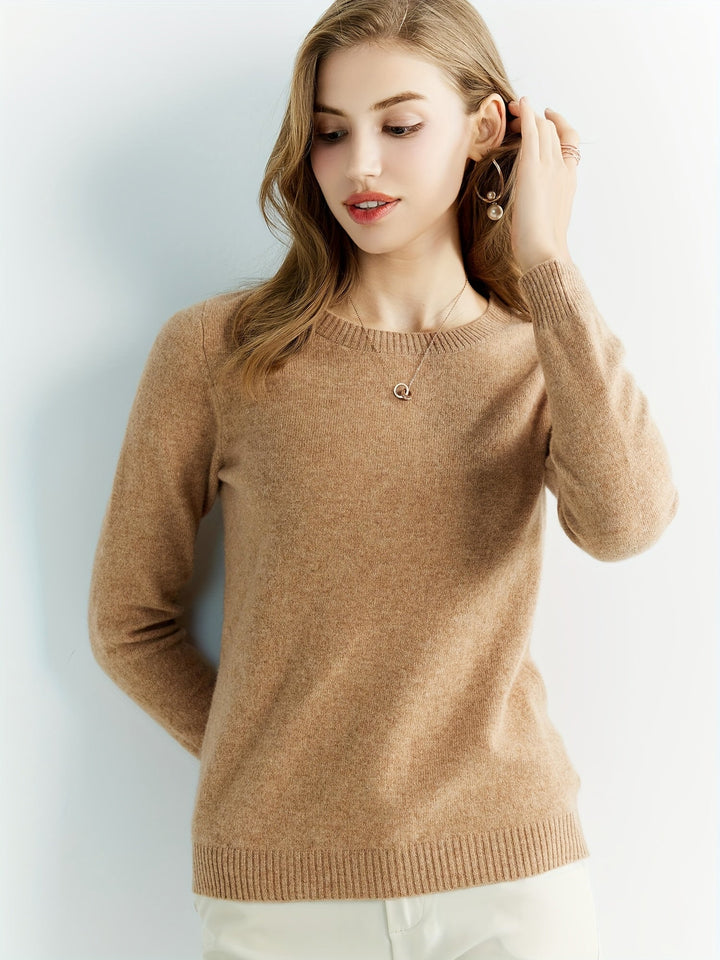 Ella | Women's Basic Sweater - Comfortable & Versatile