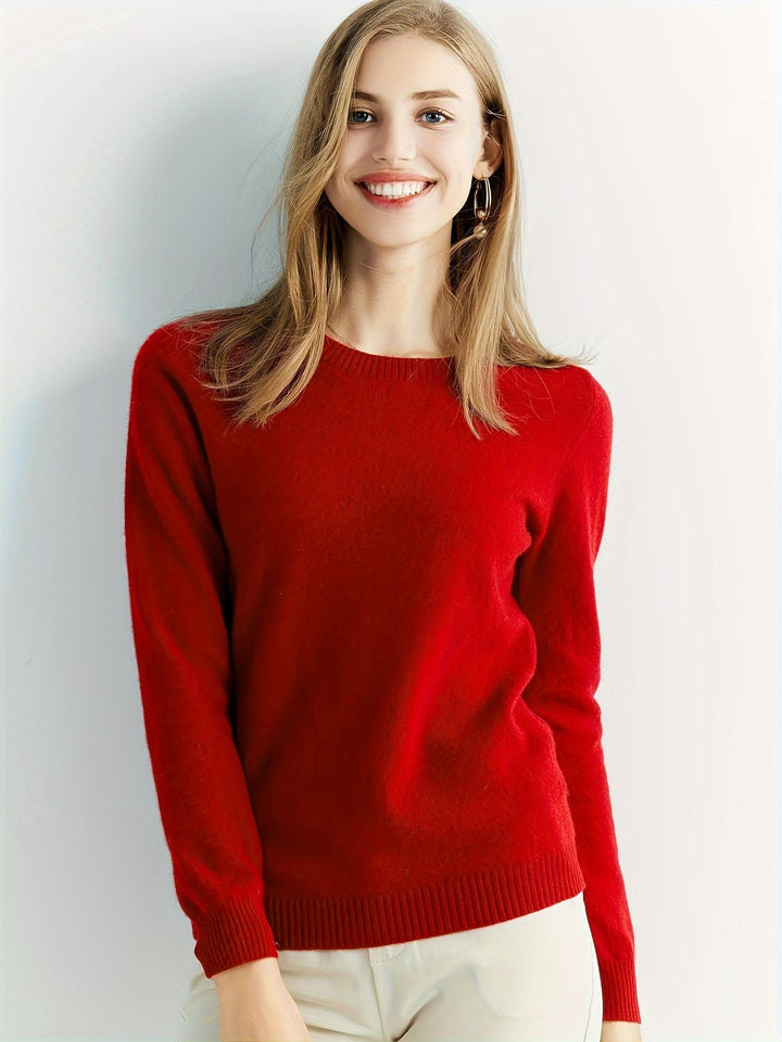 Ella | Women's Basic Sweater - Comfortable & Versatile