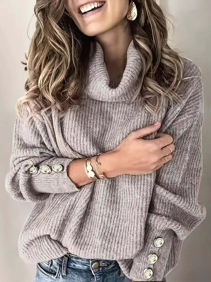 Amelia | Women's Button-Up Knit Sweater – Cozy & Stylish Pullover for Casual Wear