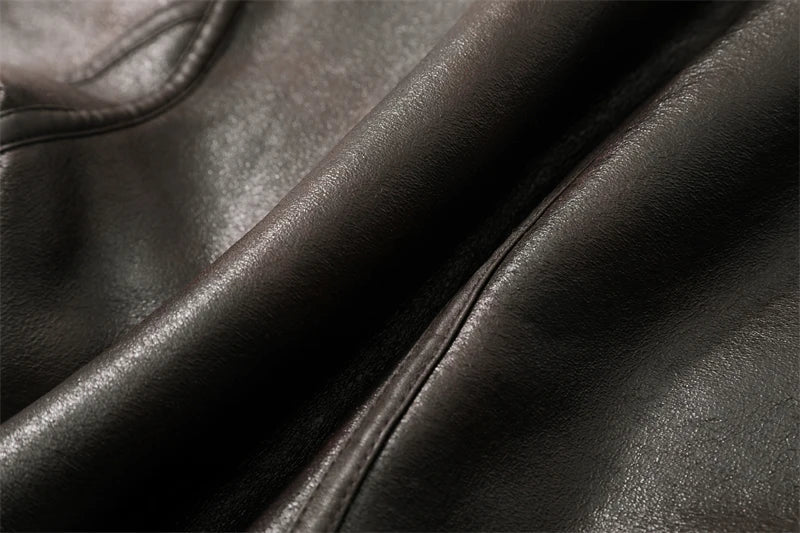 Julia | Warm Women's Leather Jacket - Stylish & Cozy Outerwear